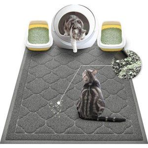 Cat Litter Box Mat, Kitty Premium PVC Pad, Durable Trapping Rug, Phthalate Free